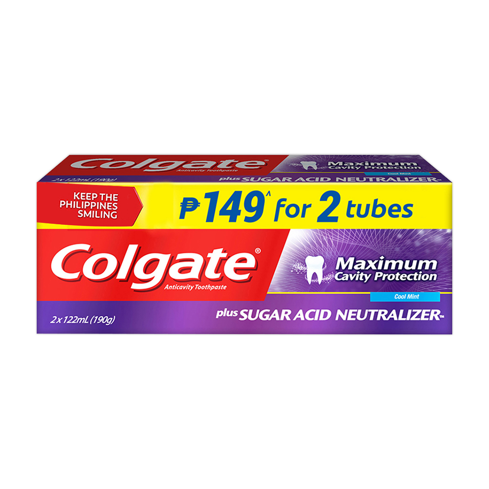 Colgate Toothpaste Sugar Acid Neutralizer 122ml (2 for ₱149)