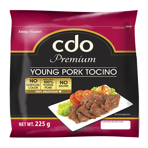 Cdo Premium Young Pork Tocino Classic 225G