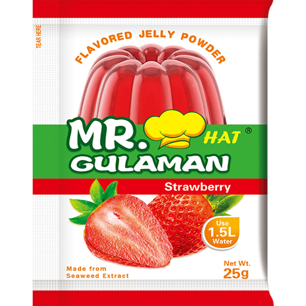 Mr. Hat Gulaman Strawberry 25g
