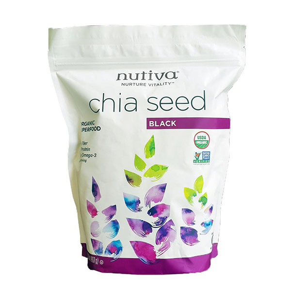 Nutiva Organic Black Chia Seeds 2lbs