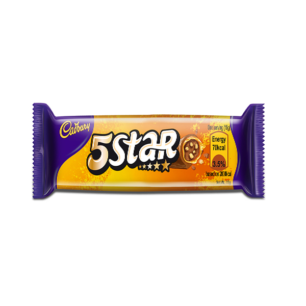 Cadbury 5 Star Chocolate 15g