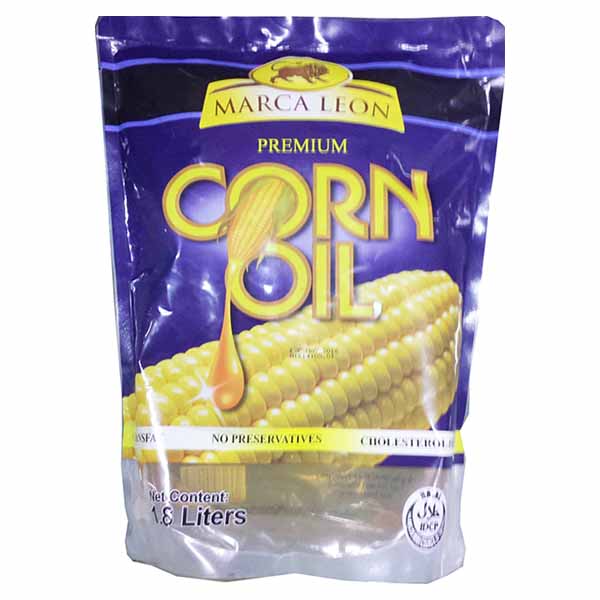 Marca Leon Corn Oil Stand Up Pouch 1.8L