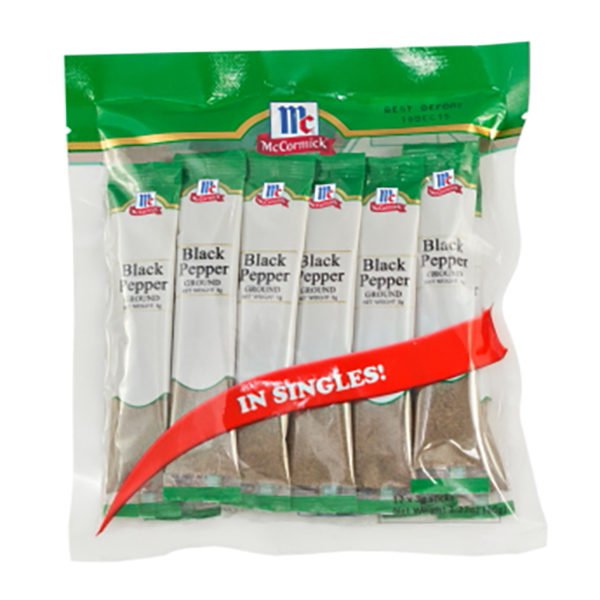 McCormick Black Pepper Ground 3g