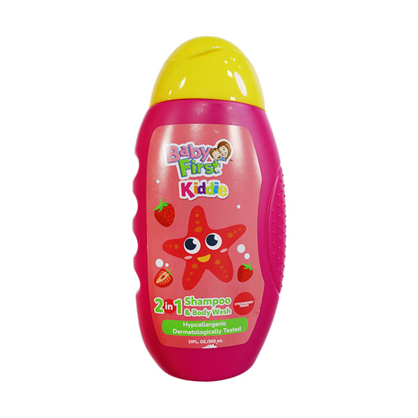 Baby First Kiddie Strawberry Fresh 2-in-1 Shampoo and Body Wash