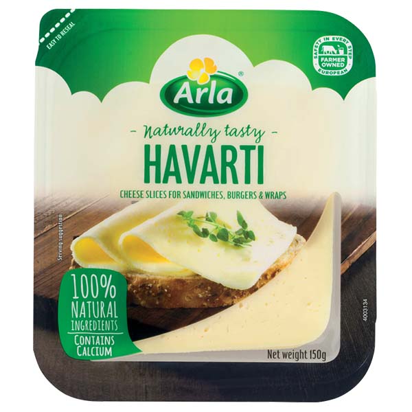 Arla Natural Havarti Slices 150g