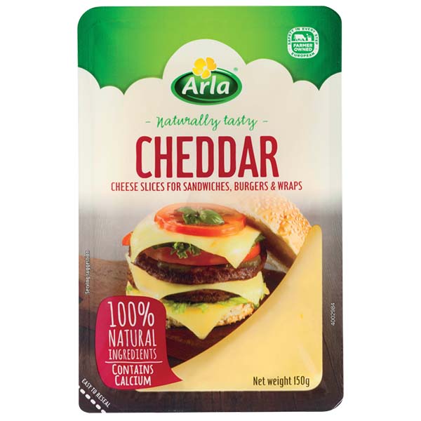 Arla Natural Cheddar Slices 150g