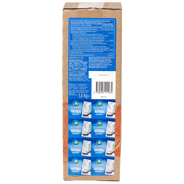 Arla Cream Cheese Plain Block 1.8kg
