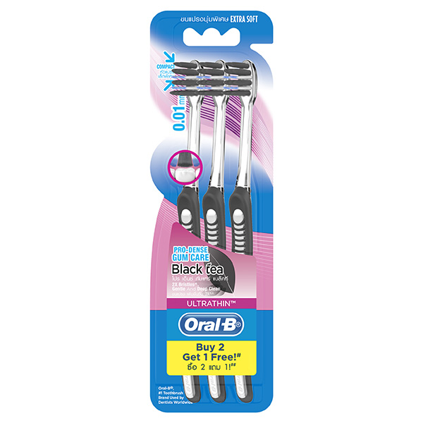 Oral-B Ultra Thin Black Tea 3s Soft