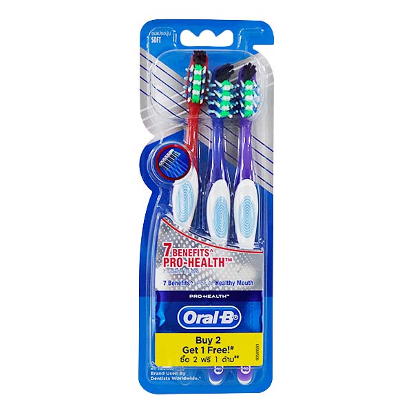 Oral B Pro-Health 7 Benefits Soft 3s