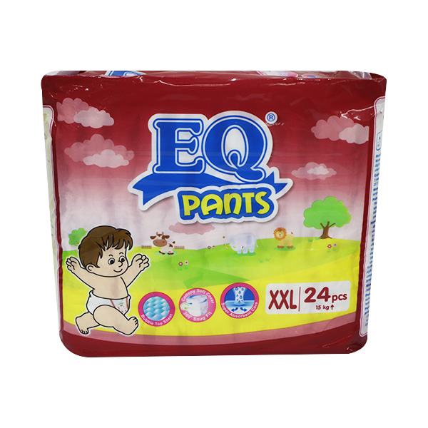 EQ Pants Disposable Baby Diapers XXL 24's