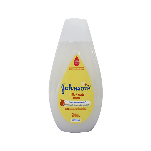 Johnson's Milk + Oats Baby Bath 200ml