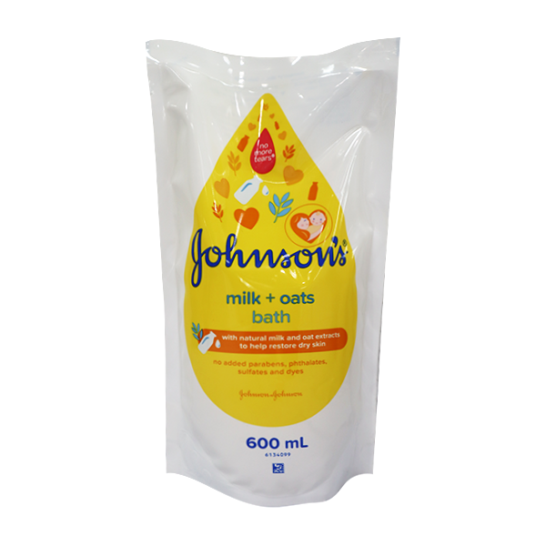 Johnson's Milk + Oats Baby Bath 600ml