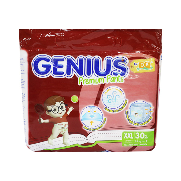 Genius Premium Pants Disposable Baby Diapers XXL 30's