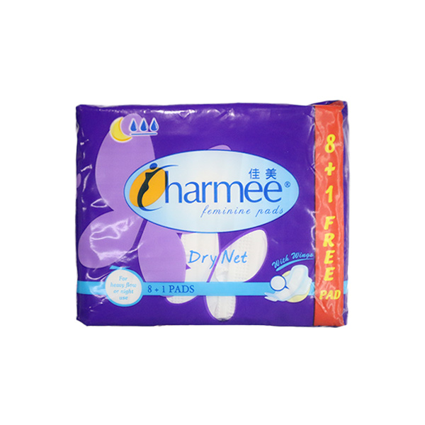 Charmee Dry Net Heavy Flow with Wings 36x8s