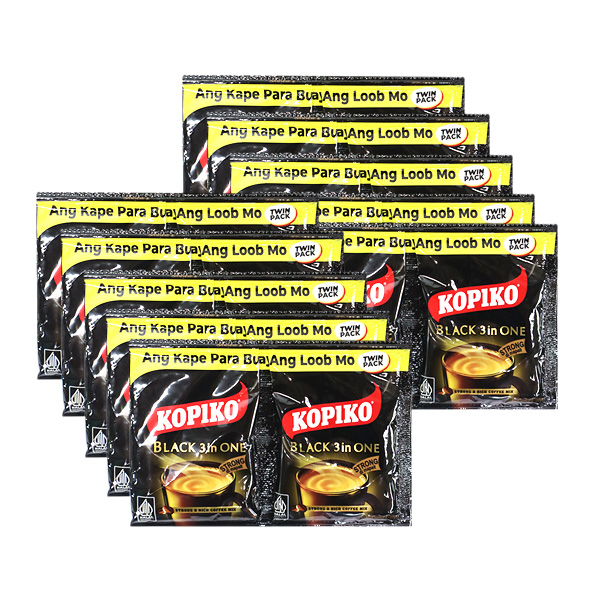 Kopiko Black 3-in-1 Twin Pack Coffee Mix 28g