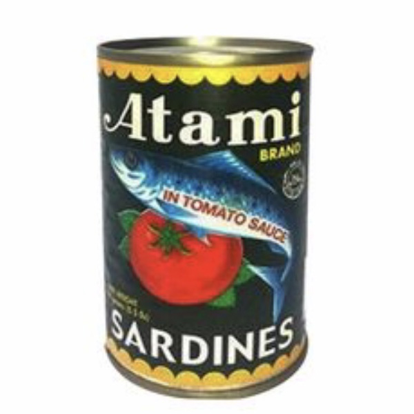 Atami Sardines In Tomato Sauce Eoc 155g