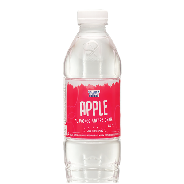 Nature's Spring Flavored Water Apple 500ml