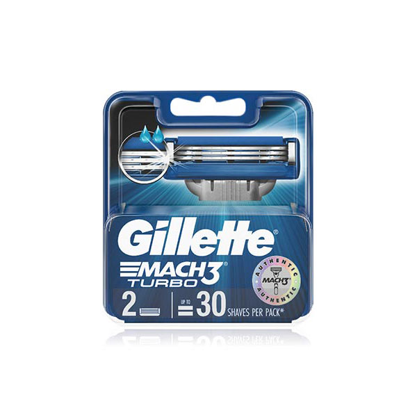 Gillette Razor Mach3 Turbo 2 Cartridges