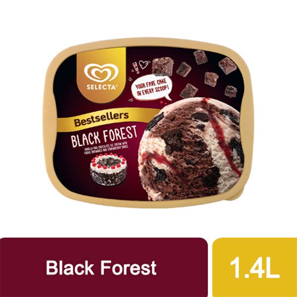 Selecta Supreme Black Forest Ice Cream 1.4L