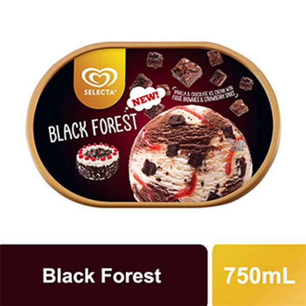 Selecta Supreme Black Forest Ice Cream 750ml
