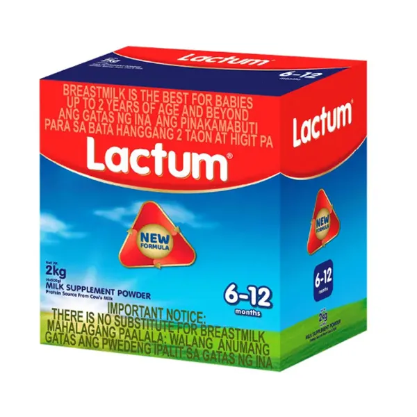 Lactum 6 - 12 Months Infant Formula Plain 2kg