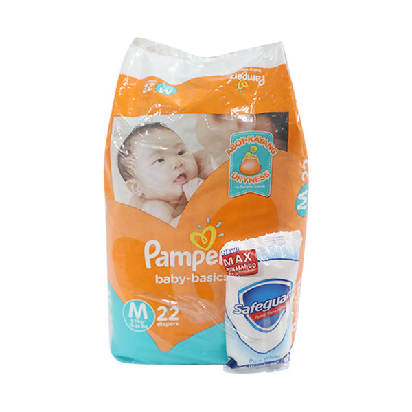 Pampers Comfort Economy Medium 6 x 22s