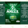 Halls Spearmint Candy 50pcs