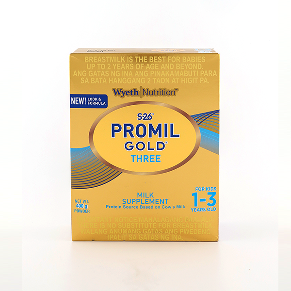 S-26 Promil Gold Three Milk Supplement 400g