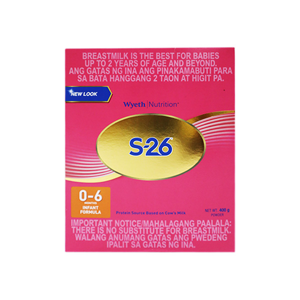 Wyeth S-26 For 0-6 Months Infant Formula 400g