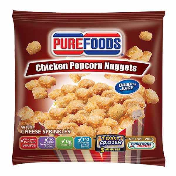 Purefoods Chicken Popcorn Nuggets 200g