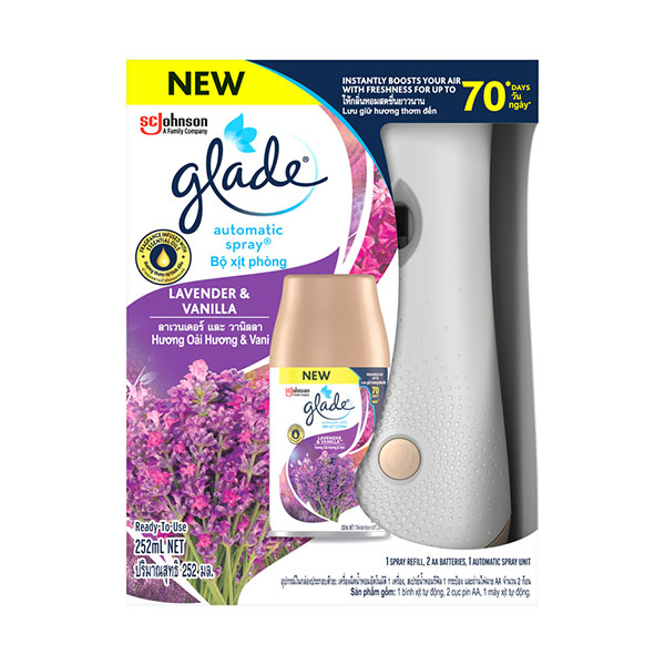 Glade Automatic Spray Lavender & Vanilla 252g