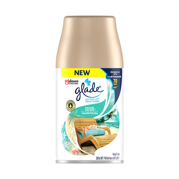 Glade Automatic Spray Refill Ocean Escape 252G