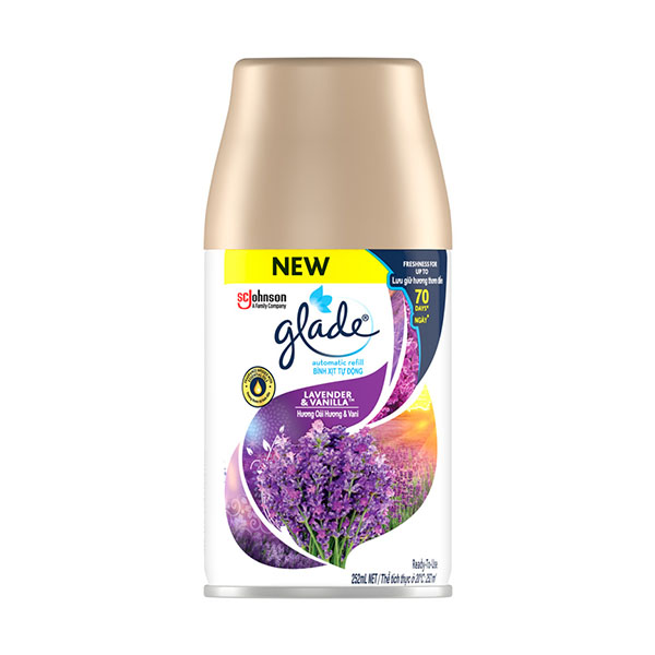 Glade Automatic Spray Refill Lavender & Vanilla 252G