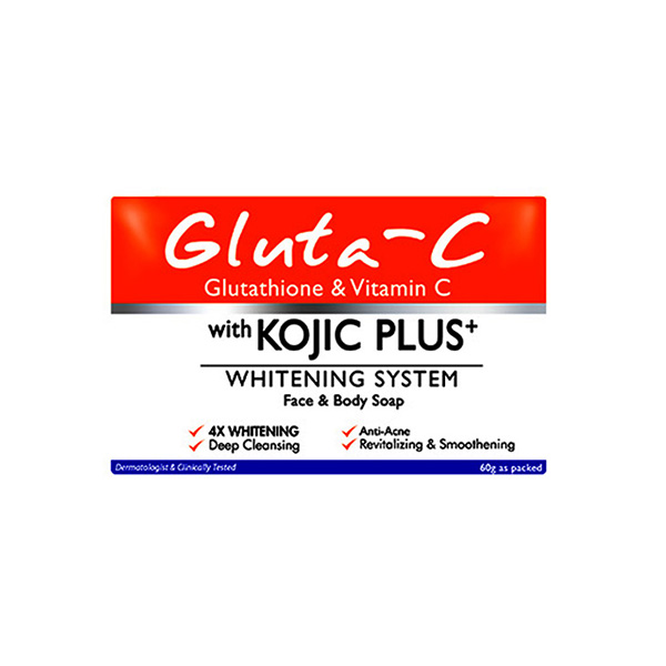 Gluta-C Kojic Plus+ Whitening System Face & Body Soap 60g