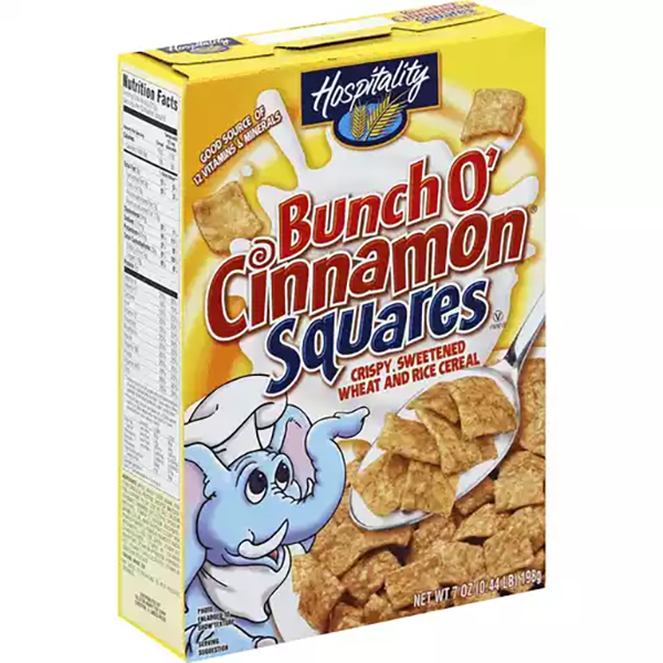 Hospitality Bunch O' Cinnamon Squares Cereal 17oz