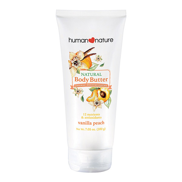 Human Nature Natural Vanilla Peach Body Butter 200g
