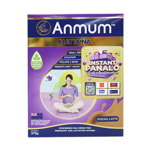 Anmum Materna Powdered Milk Drink Mocha Latte 375g