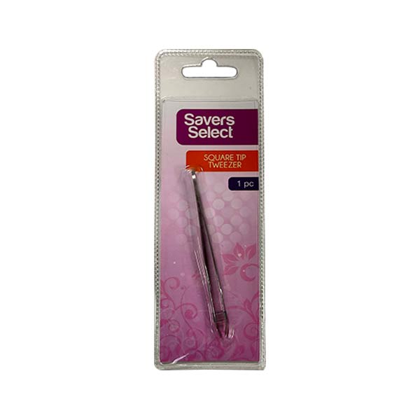 Savers Select Square Tip Tweezer 1Pc
