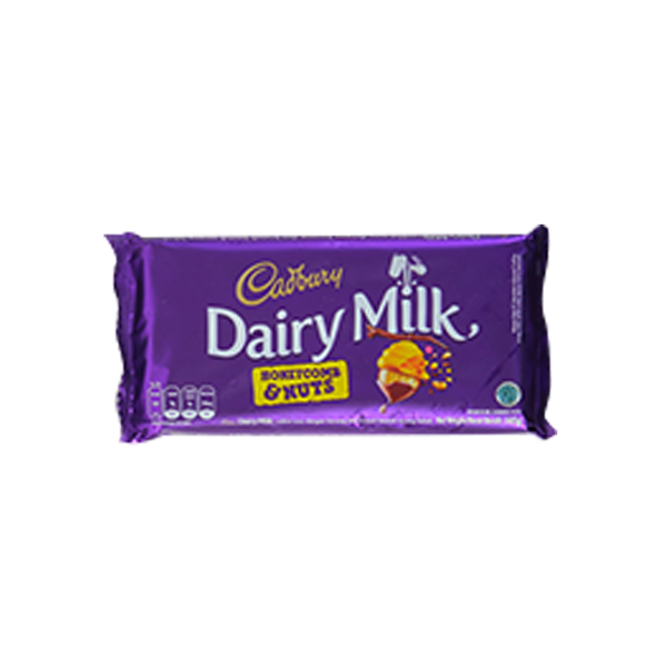 Cadbury Dairy Milk Honeycomb and Nuts 165g