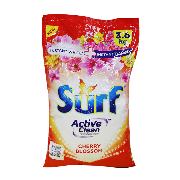 Surf Powder Active Clean Cherry Blossom 3.6kg