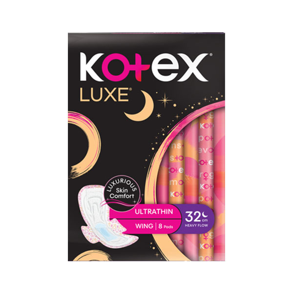 Kotex Feminine Pad Luxe Ultrathin Overnight 32cm 8pcs