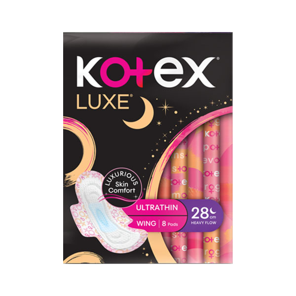 Kotex Feminine Pad Luxe Ultrathin Day & Night 28cm 8pcs