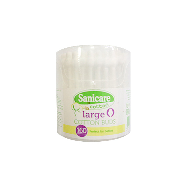 Sanicare Cotton Large Buds 160 Tips