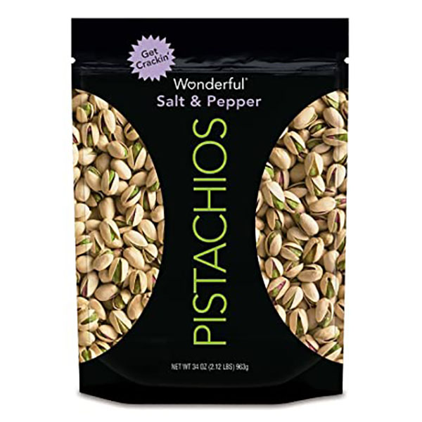Wonderful Pistachios Salt & Pepper 34oz Wonderful Pistachios Salt & Pepper 34oz