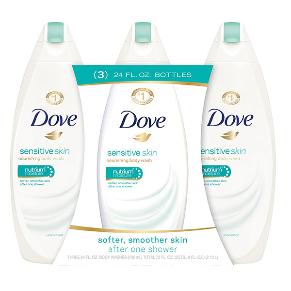 Dove Bodywash Sensitive Skin 24oz 3s