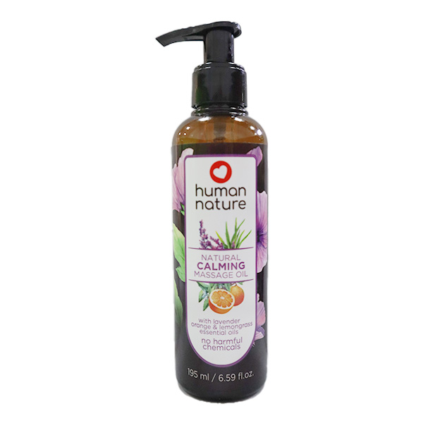 Human Nature Calming Massage Oil 195ml