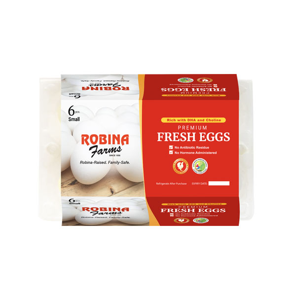 Robina Farms Premium Fresh Eggs Small 6's