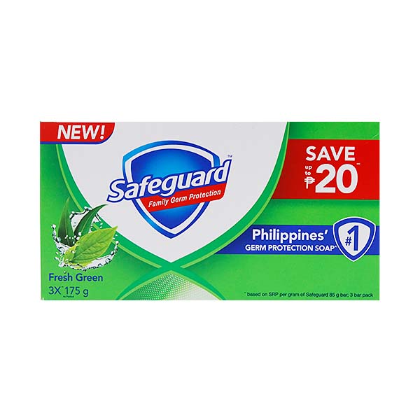 Safeguard Bar Soap Green 175g