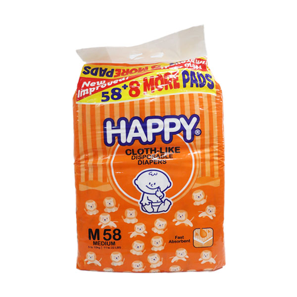 Happy Baby Diaper Medium 5 x 58s