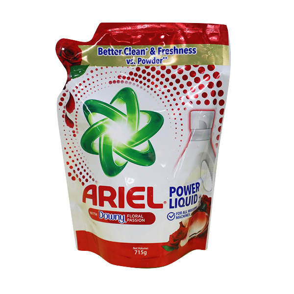 Ariel Power Liquid With Downy Floral Passion 715g